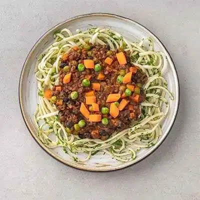 Lentil Bolognese With Parsley Pepper Linguine
